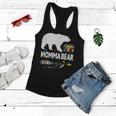 Autism Awareness Gift Momma Bear Support Autistic Autism Mom Women Flowy Tank