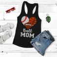 Ball Mom Funny Baseball Football Basketball Mom Women Flowy Tank