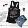 Christian Motorcycle Biker Lord Go Out Into Highways Faith Women Flowy Tank