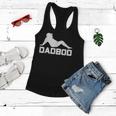 Dad Bod Funny Dadbod Silhouette With Beer Gut Women Flowy Tank