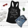 Eating Mashed Potatoes For Two Pregnancy Announcement Gift For Womens Women Flowy Tank