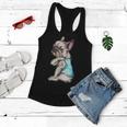 French Bulldog Tattoo I Love Mom Funny Dog Mothers Day Women Flowy Tank