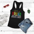Funny Boss Quotes My Squad Calls Me Boss Lady Gift For Womens Women Flowy Tank
