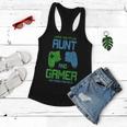 Gamer Mom Aunt Gift Idea Video Games Lover Aunt Gaming Women Flowy Tank