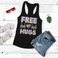 Gay Pride Mom Lgbtq Gift Design For Free Mom Hugs Women Flowy Tank