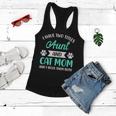 I Have Two Titles Aunt And Cat Mom Fur Mama Mothers Day Women Flowy Tank