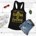 I Have Two Titles Grandma And Dog Mom Sunflower Gift For Womens Women Flowy Tank