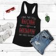 I Have Two Titles Mom And Memaw Red Plaid Buffalo Gift Gift For Womens Women Flowy Tank