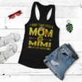 I Have Two Titles Mom And Mimi Sunflower Gift For Womens Women Flowy Tank