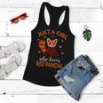 Just A Girl Who Loves Red Pandas Red Panda Girls Kids Women Flowy Tank