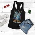 Just A Girl Who Loves White Tigers Girls Women Bengal Tiger Women Flowy Tank