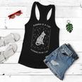 Karma Is Cat Music Funny Celestial Pet Girls Boys Kids Youth Women Flowy Tank