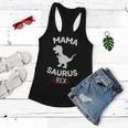 Mama-Saurus Dinosaur Shirt Rex Mother Day For Mom Gift Mama Women Flowy Tank