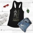 Mens Veteran Of The United States Army Retired Fathers Day Gift Women Flowy Tank