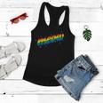 Meow Pride Lgbtq Equality Cat Daddy Cat Lover Rainbow Cats Women Flowy Tank