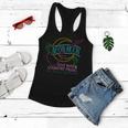 Moon Western Cactus Dive Bars & Country Music 80S 90S Women Flowy Tank