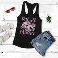 Pitbull Mama Pink Flowers Cute Pit Bull Pretty Mom Gift Women Flowy Tank