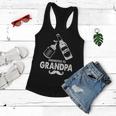 Promoted To Grandpa Beer Milk Bottle Cute Women Flowy Tank