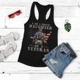 Proud Daughter Veteran Nothing Scares Patriotic Veterans Day Women Flowy Tank