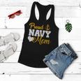 Proud Navy Mom Navy Military Parents Family Navy MomGift For Womens Women Flowy Tank