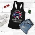 Puerto Rico Flag Venezuela Grown Women Girl Pride Women Flowy Tank