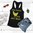 Raise Chickens Not Taxes Libertarian Homestead Ranch Chicks Women Flowy Tank
