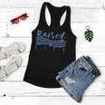 Raised To Life - Gift For Christian Water Baptism Women Flowy Tank