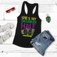 Shes My Drunker Half Matching Couple Boyfriend Mardi Gras Women Flowy Tank