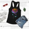 Sunflower Autism Awareness Be Kind Puzzle Mom Support Kids Women Flowy Tank