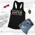 Super Mom Super Wife Super Tired Mommy  Gift For Womens Women Flowy Tank