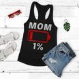 Tired Mom Low Battery Tshirt Women Mothers Day Gift Women Flowy Tank