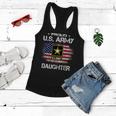 Us Army Proud Daughter - Proud Daughter Of A Us Army Veteran Women Flowy Tank
