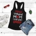 Volleyball Mom Warning Volleyball Mom Will Yell Loudly Women Flowy Tank
