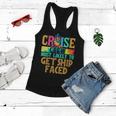 Womens Cruise Crew Most Likely To Get Ship Faced Cruiser Tie Dye Women Flowy Tank