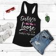 Womens Cute Girls Trip Sisters On The Loose Funny Sisters Trip 2023 Women Flowy Tank
