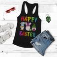 Womens Happy Easter Day Gnome Funny Easter Day Egg Hunting Women Flowy Tank