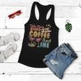 Womens This Mom Runs On Coffee And Wine Mothers Day Women Flowy Tank