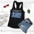 Womens Vintage Greece Greek Flag Pride Gift Women Flowy Tank