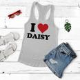 I Heart Daisy First Name I Love Personalized Stuff Women Flowy Tank