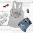 Leopard Volleyball Mom Volleyball Lover Volleyball Game Day Women Flowy Tank