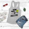 Mom Of Ballers Funny Baseball Softball Game Mothers Day Gift Women Flowy Tank