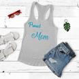 Proud Air Force Mom Heart Military Family Gift Women Gift For Womens Women Flowy Tank