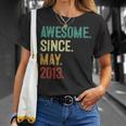 10 Years Old Awesome Since May 2013 10Th Birthday Unisex T-Shirt Gifts for Her