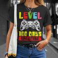 100 Days Of School Gamer Level 100 Days Unlocked T-Shirt Gifts for Her