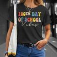 100Th Day Of School Vibes Teachers Kids 100 Days Of School T-shirt Gifts for Her