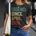 14 Years Old Legend Since April 2009 14Th Birthday Unisex T-Shirt Gifts for Her