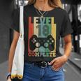 18 Geburtstag Junge Mädchen Level 18 Jahre 2005 Geschenk V2 T-Shirt Geschenke für Sie