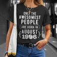 25 Geburtstag Männer Frauen 25 Jahre Alt Vintage August 1996 T-Shirt Geschenke für Sie