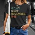 27 Geburtstag 27 Jahre Alte Ziege Seit November 1995 T-Shirt Geschenke für Sie