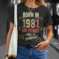 40 Geburtstag Männer 40 All Legends Are Born In März 1981 T-Shirt Geschenke für Sie